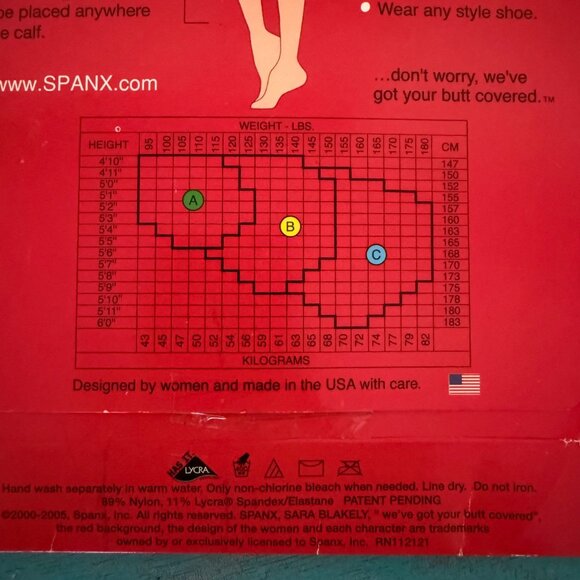 Spanx Low Rise Footless Bodyshaping Pantyhose Size B Nude 1 New In Package - Picture 4 of 5